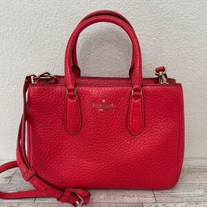 Kate Spade NY Leighton Pink Leather Satchel